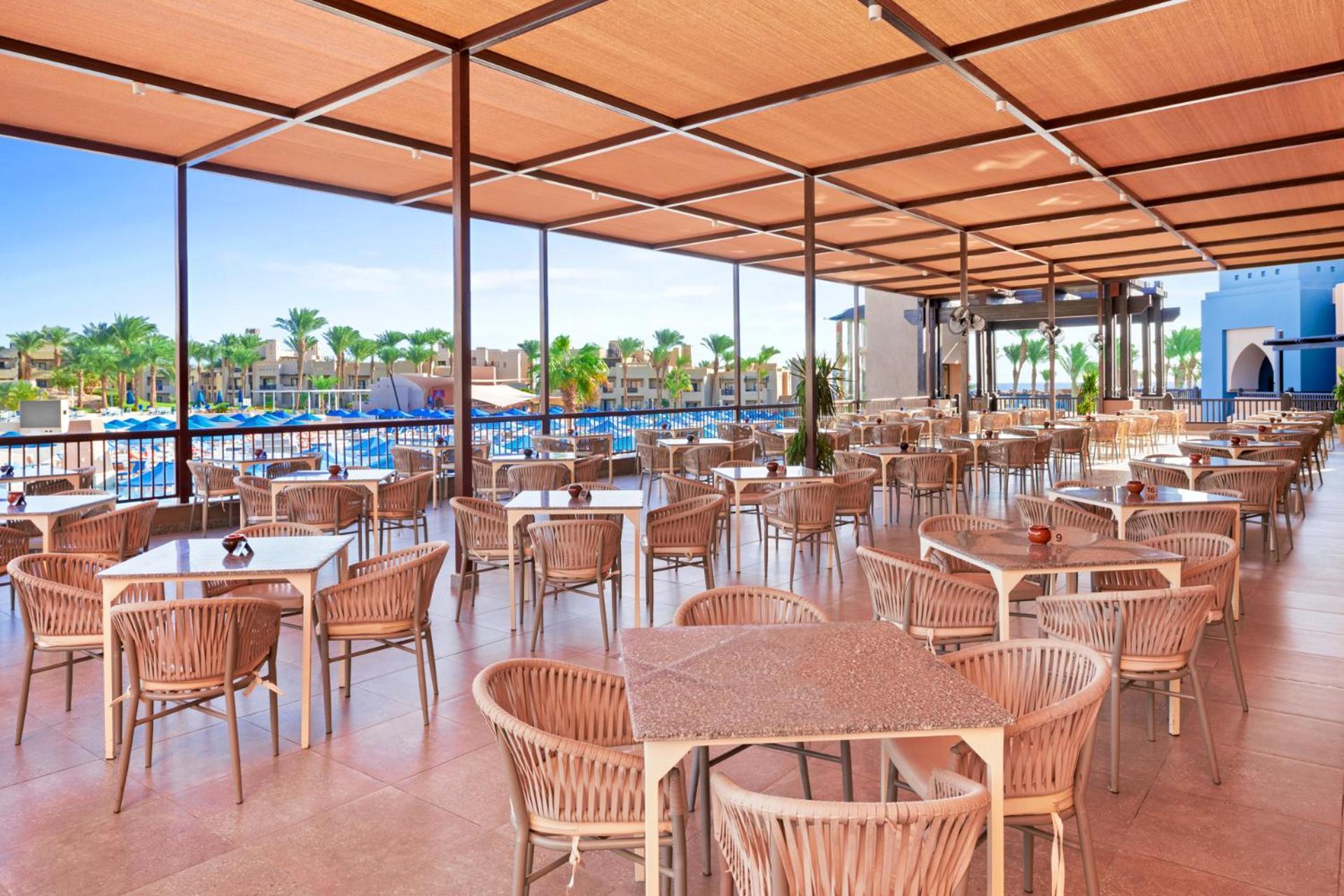 Pickalbatros Sands Port Ghalib Eksteriør billede The restaurant at the hotel